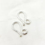 Load image into Gallery viewer, Silver S Hook. Sterling Silver Hammered &quot;S&quot; Hook
