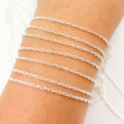 Sterling Silver Rope Chain