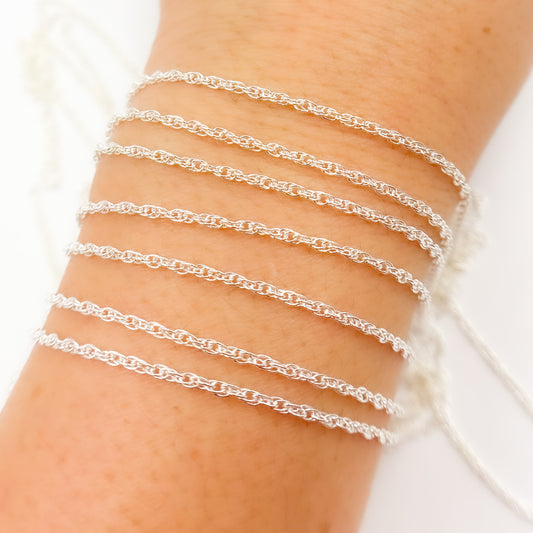 Sterling Silver Rope Chain