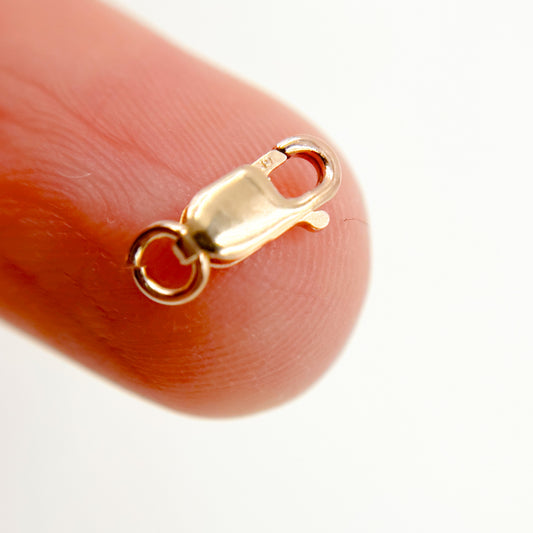 8mm Rose Gold Filled Lobster Clasp