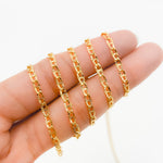 Load image into Gallery viewer, V314GF. 14K Gold Filled Diamond Cut Flat Marina Link Chain