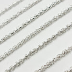 Load image into Gallery viewer, Z121SS. Sterling Silver Fancy Cable Chain