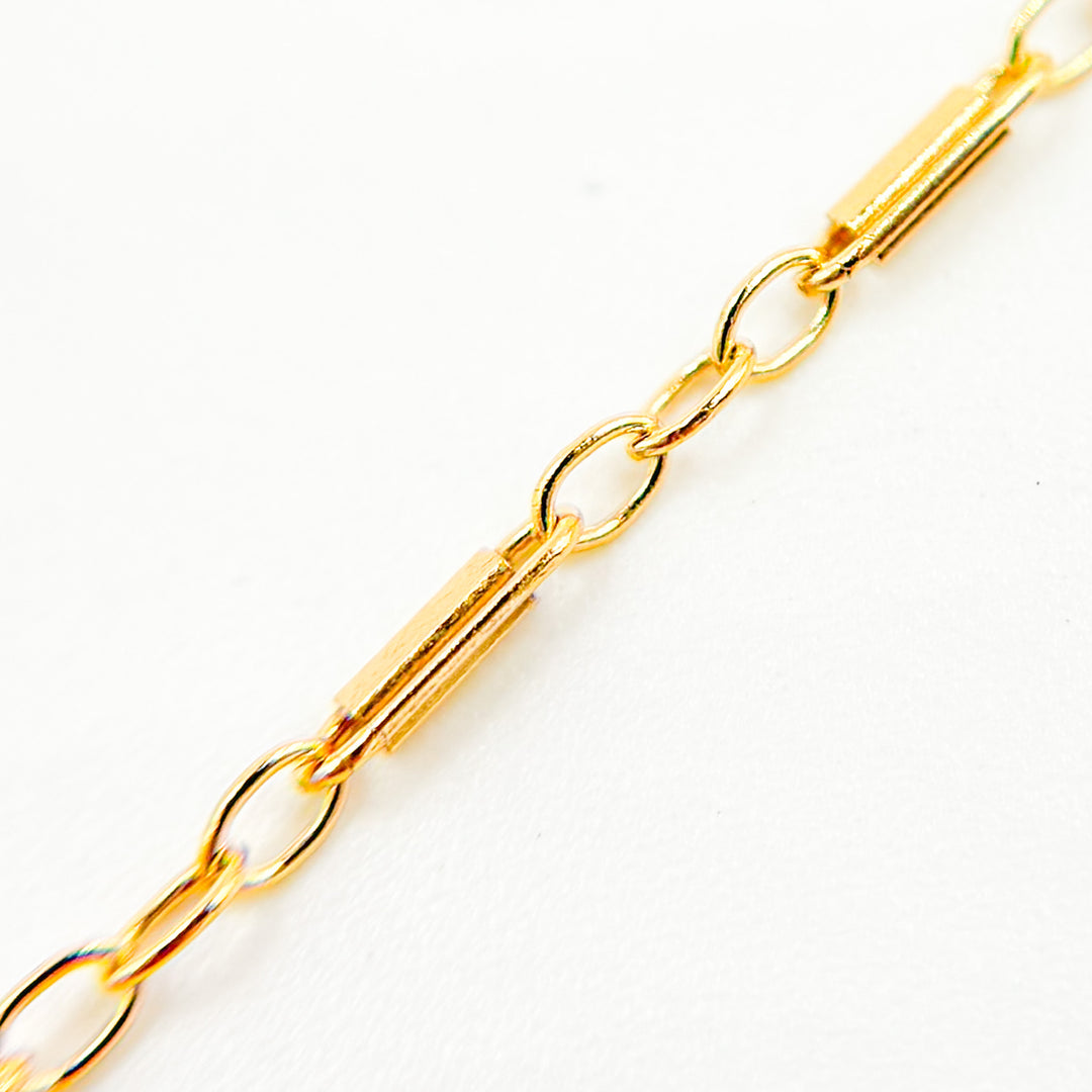 14K Gold-Filled Cable Tube Chain