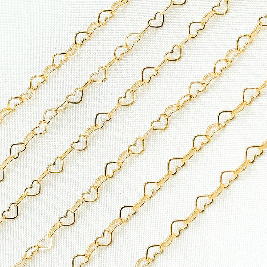 14K Gold Filled Heart Link Chain