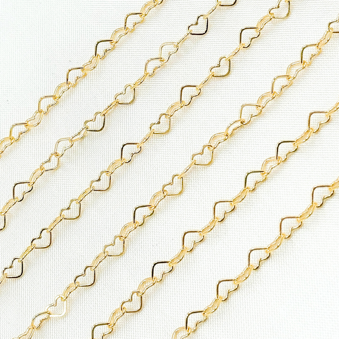 629FGF. 14K Gold Filled Heart Link Chain