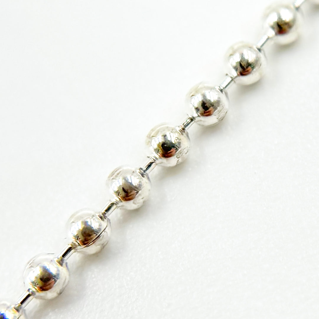 V112SS. Sterling Silver Ball Chain