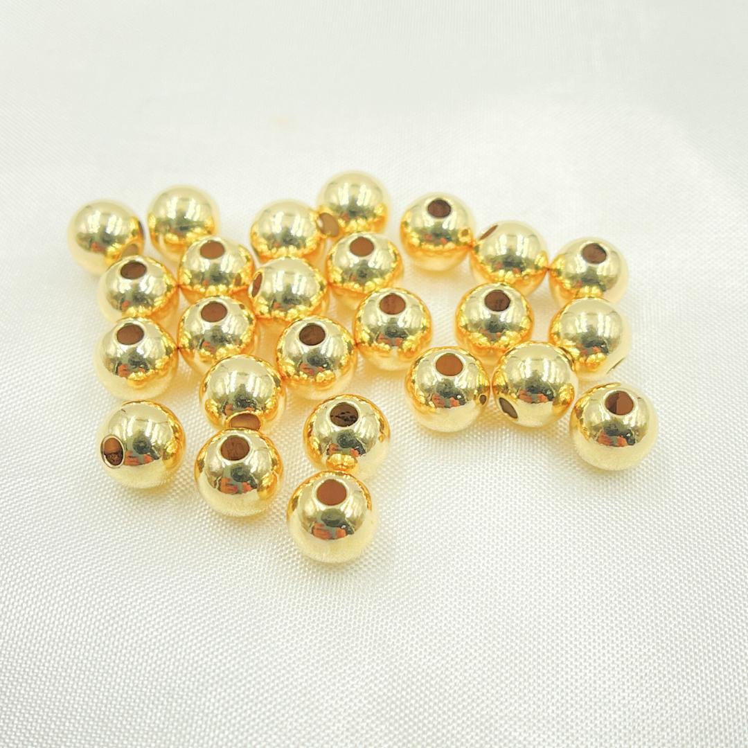 2925SB60H18. 14k Gold Filled Seamless Beads 6mm