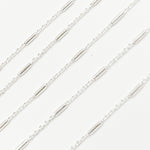 Load image into Gallery viewer, Y132SS. Sterling Silver Tube Chain
