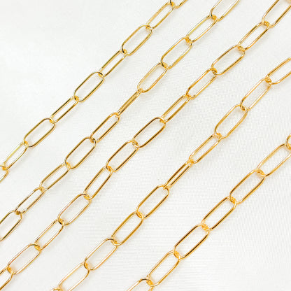 14K Gold-Filled Smooth Paperclip Chain