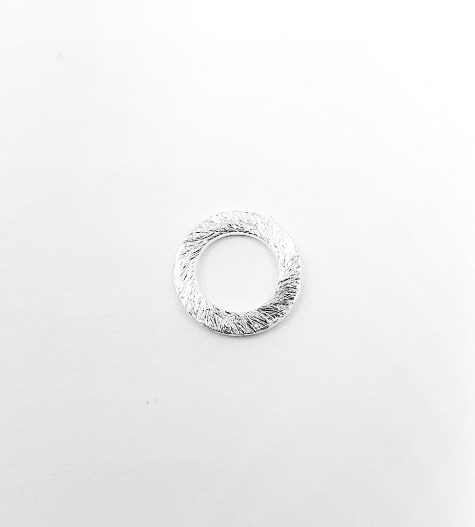 BS1-SS. Sterling Silver Circle Connector 10mm