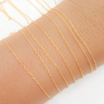 14K Gold Filled Rope Chain