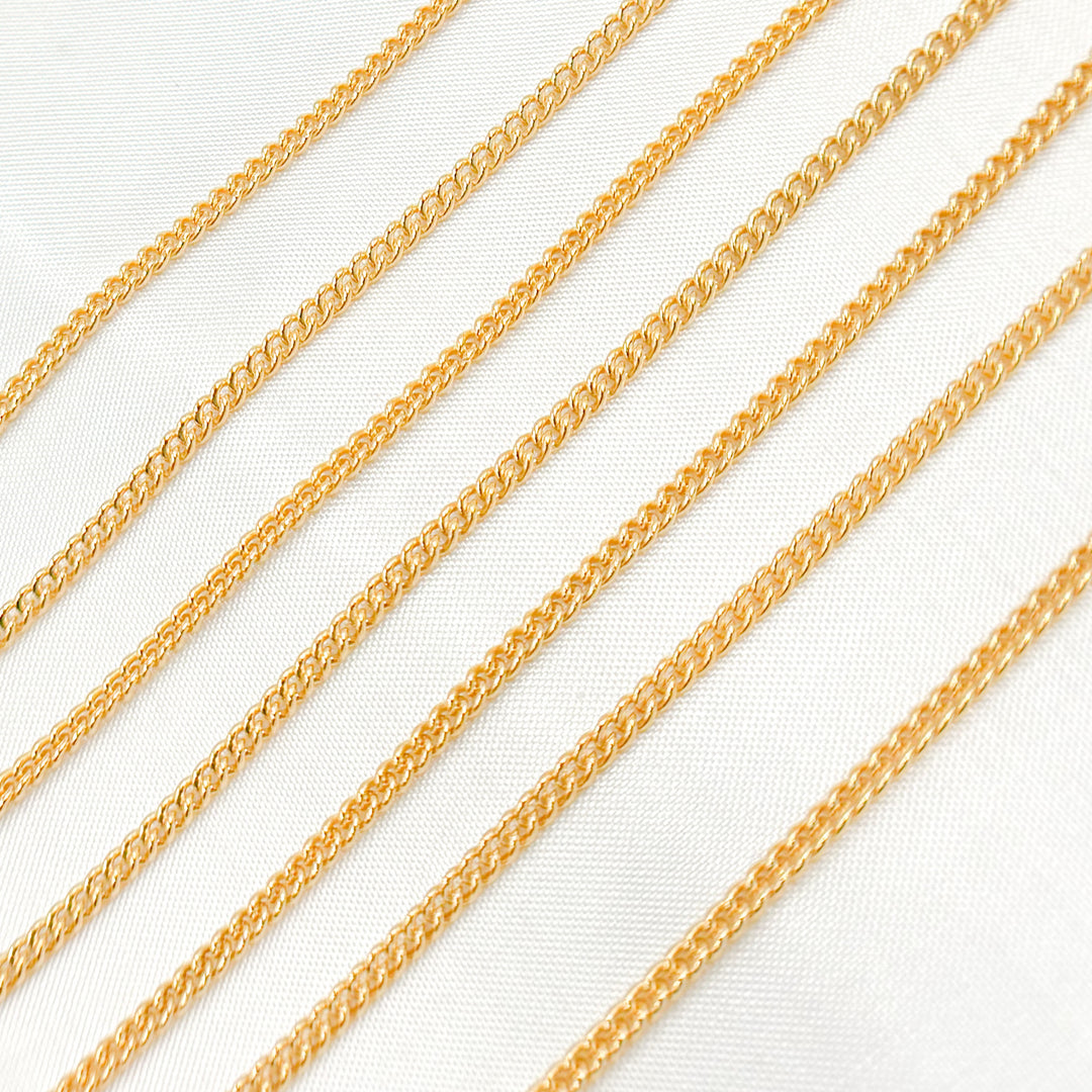 66GF. 14K Gold Filled Tiny Curb Chain Bulk