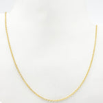 Load image into Gallery viewer, 28Necklace. Gold Pated Sterling Silver Rolo Necklace