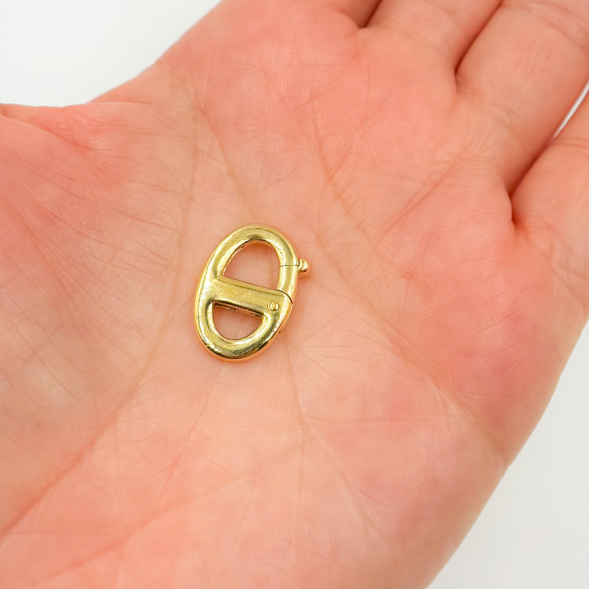17MM Gold-plated Sterling Silver Marina Clasp
