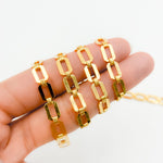 Load image into Gallery viewer, 60GF. 14K Gold-Filled Modern Rectangular Fancy Link Chain