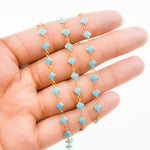 Load image into Gallery viewer, V315ENGF. 14K Gold Filled Enamel Clover Link Chains