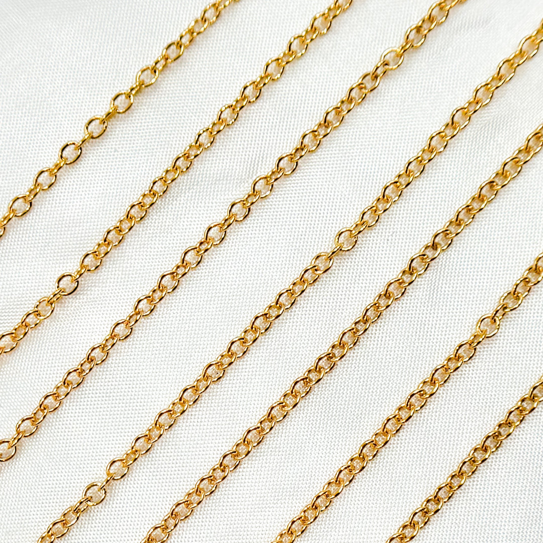 1916F. 14K Gold-Filled Cable Chain