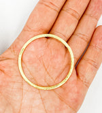 Load image into Gallery viewer, BS7-GP. Sterling Silver Gold Plated Circle Connector 40mm
