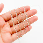 Load image into Gallery viewer, 274SS. Sterling Silver Oval and Infinity Link Chain
