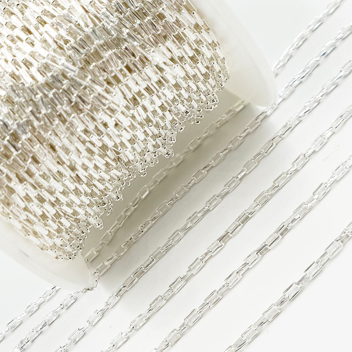 Sterling Silver Diamond Cut Box Chain