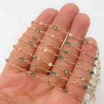Load image into Gallery viewer, V295ENGF. 14K Gold Filled Enamel Chain with Paperclip &amp; Diamond-Cut Marina Links