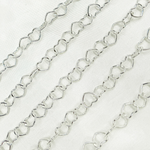 Load image into Gallery viewer, 1408SS. Sterling Silver Smooth Heart Chain

