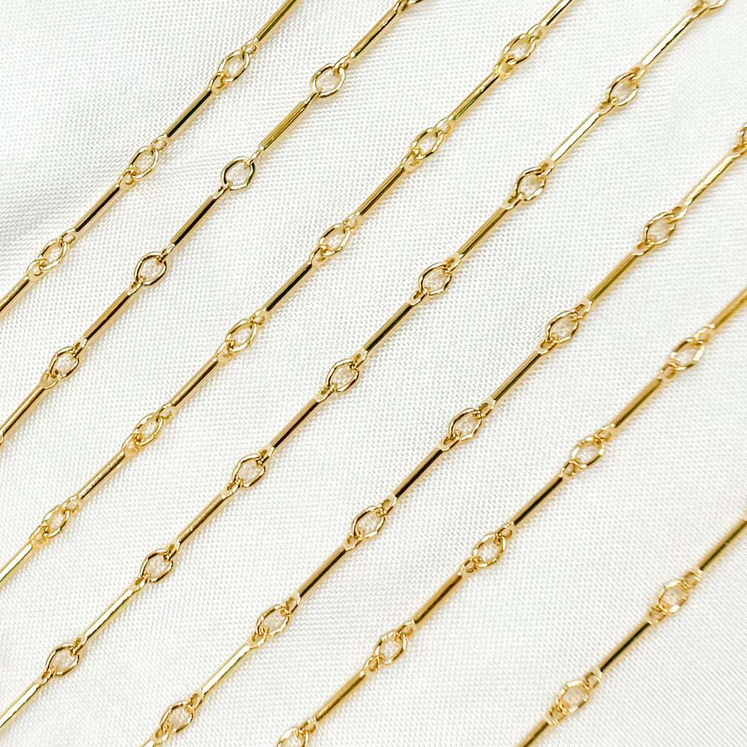 567GF. 14K Gold Filled Bar Chain