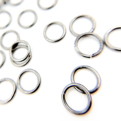 Black Rhodium Open Jump Ring