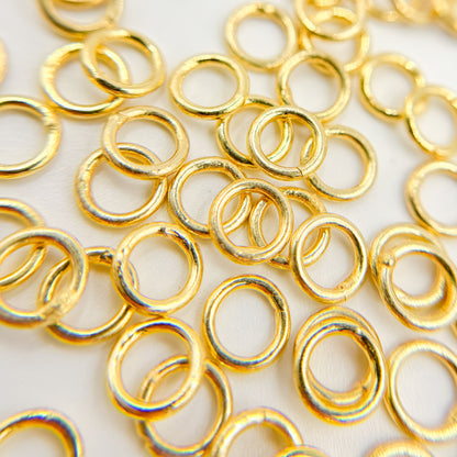  5MM Close Gold Plated Jump Ring