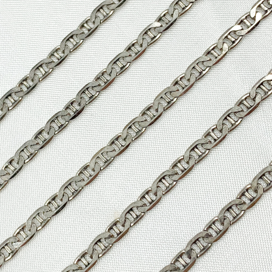 Oxidized 925 Sterling Silver Marina Chain. Y65OX