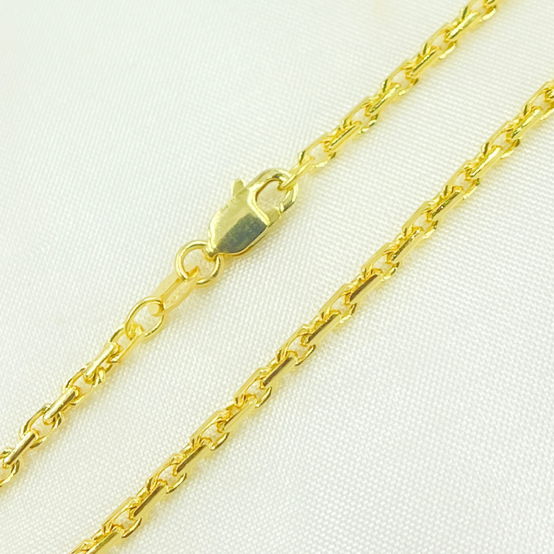 080R04CLH5. 14k Solid Yellow Gold Box Link Chain