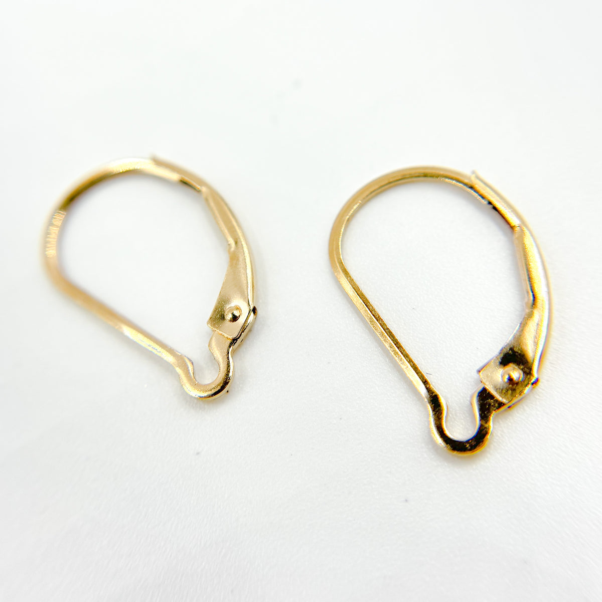 Gold-Filled Plain Leverback Interchangeable Ear Wire
