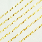 Load image into Gallery viewer, 14k Solid Gold Flat Marina Link Chain. 040FLP1FGT2A9L001byFt
