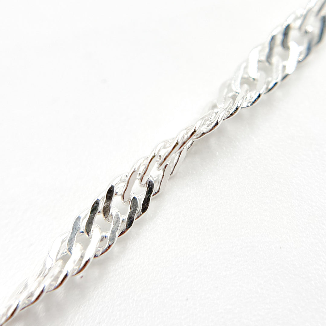 Sterling Silver Singapore Link Chain