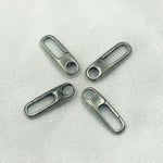 Load image into Gallery viewer, Light Oxidized 925 Sterling Silver Matt Oval Clasp. 1356LIGHTOX
