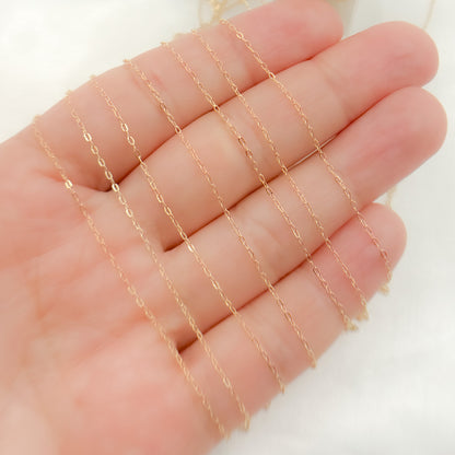 14K Gold Filled Cable Chain