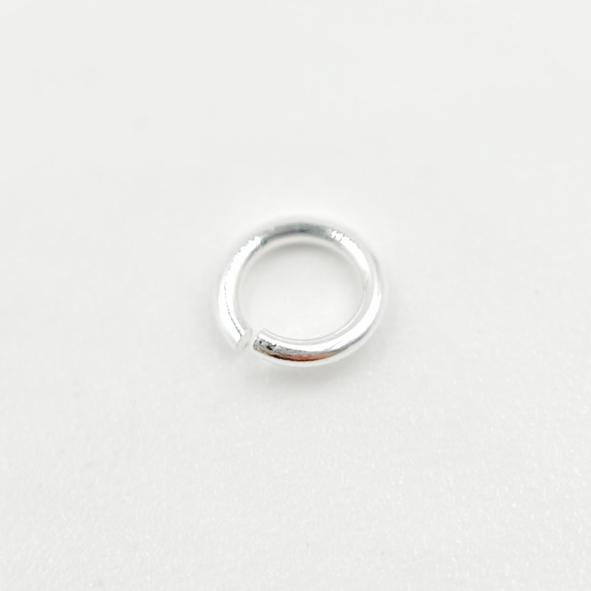 White Sterling Silver Open Jump Ring