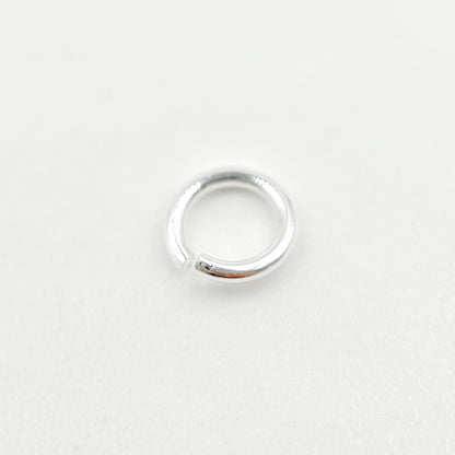 White Sterling Silver Open Jump Ring