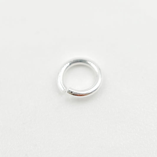 White Sterling Silver Open Jump Ring