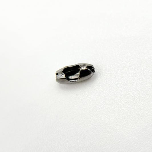 BRBC. Black Rhodium Sterling Silver Ball Chain Clasp
