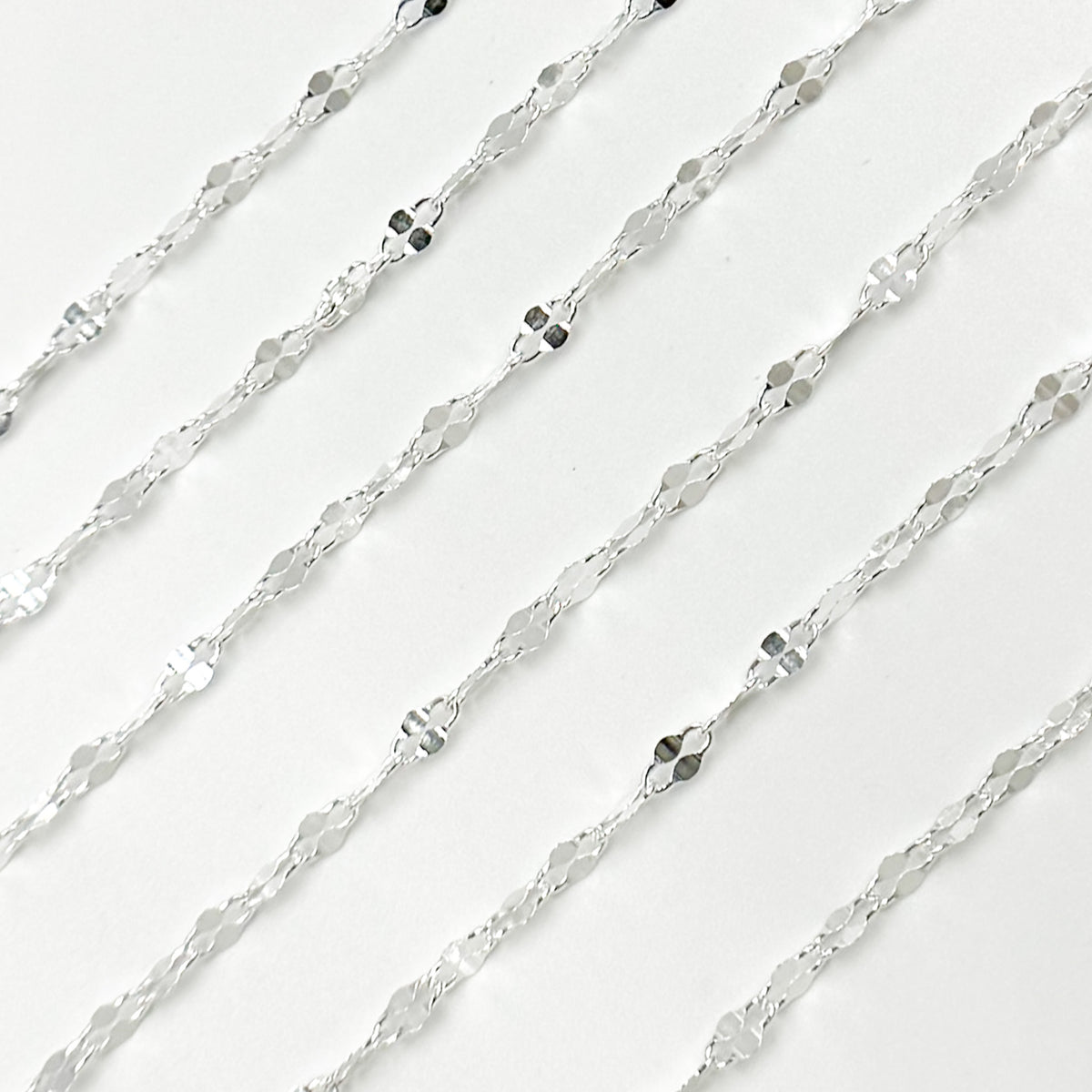 Sterling Silver Flat Marina Chain