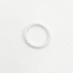 Load image into Gallery viewer, 5004490CT. 10MM 20.5 Gauge White Twisted Close Jump Ring
