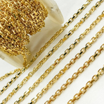 Load image into Gallery viewer, Y8GP. Gold Plated 925 Sterling Silver Box Link Chain