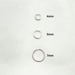 Load image into Gallery viewer, 925 Sterling Silver Open Jump Ring 20 Gauge 7mm. 5004486C
