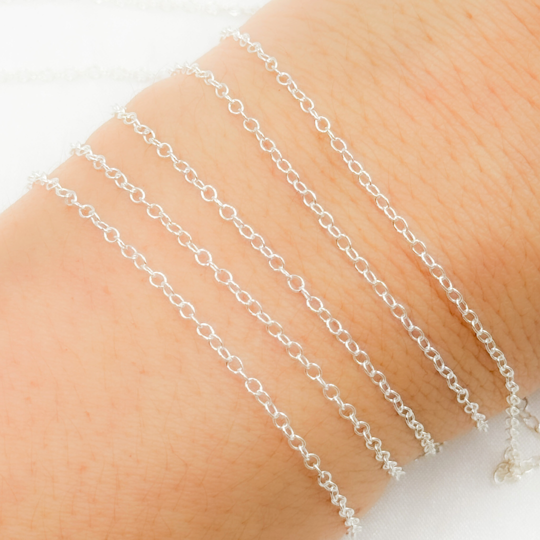 1320SS. Sterling Silver Cable Link Chain