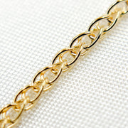 14K Solid Gold Wheat Chain