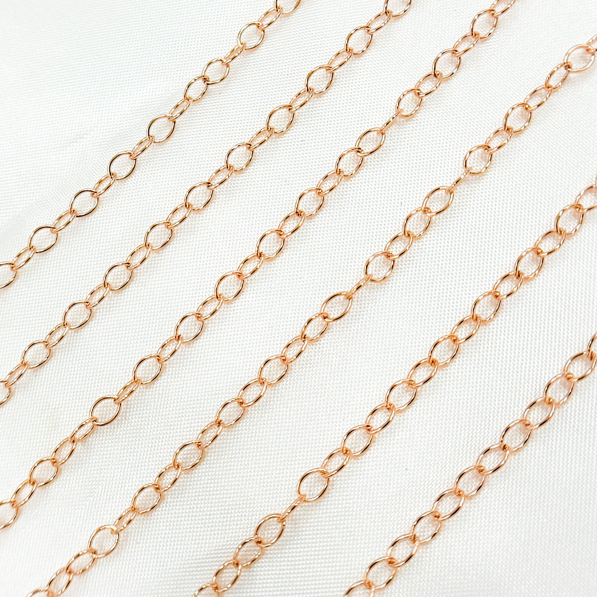 Rose Gold Filled Smooth Cable Chain