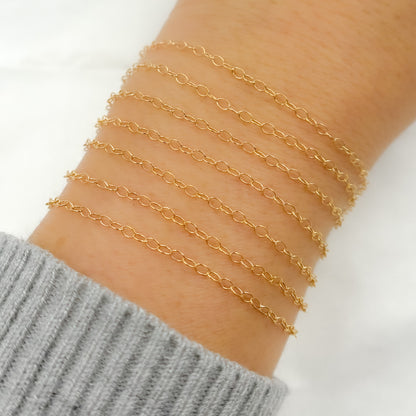 14K Gold Filled Cable Chain