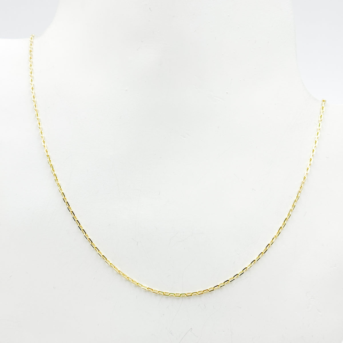 040FFCLT518K. 18K Solid Yellow Gold Cable Link Chain
