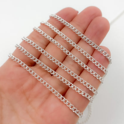 Sterling Silver Curb Link Chain